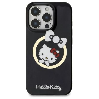 3. Etui Hello Kitty IML Fun bow Magsafe na iPhone 16 Pro Max - czarne