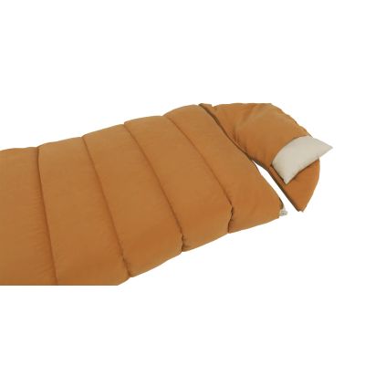 3. Outwell 230506 śpiwór Dorosły Śpiwór pół prostokątny Bawełna, Nylon, Poliester, Poliester pochodzący z recyklingu Żółty