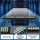 16. Patch panel Extralink EX.9663 (0.5U; kat. 6; 24xRJ-45)