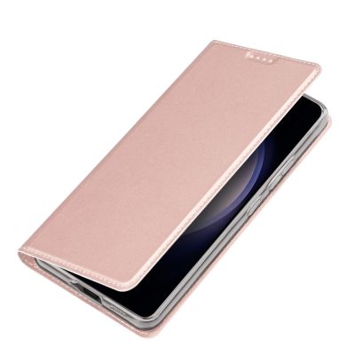 4. Etui Dux Ducis Skin Pro do Samsung S24+ z klapką - różowe