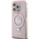 2. Etui Hello Kitty Ring Stand Glitter Electrop Logo MagSafe na iPhone 15 Pro - różowe