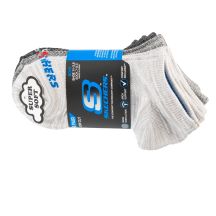 Skechers 6pk Boys No Terry Socks S112222-GRY Szare 31-34