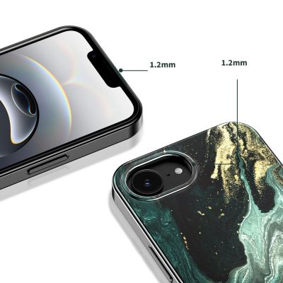 3. Etui Tech-Protect Lamano MagSafe na iPhone 16e / 17e - czarno-zielone