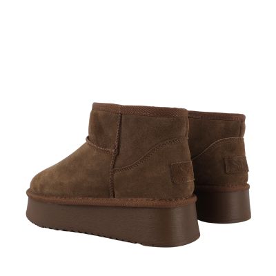 3. Buty damskie skórzane Solo Soprani Couture Hugh Platform ciemny brąz SSW421P05 04