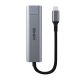 5. Lindy 43422 huby i koncentratory USB 3.2 Gen 2 (3.1 Gen 2) Type-C 10000 Mbit/s Szary