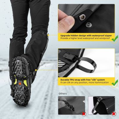 3. ROCKBROS wodoodporne stuptuty TT014 czarne L/XL
