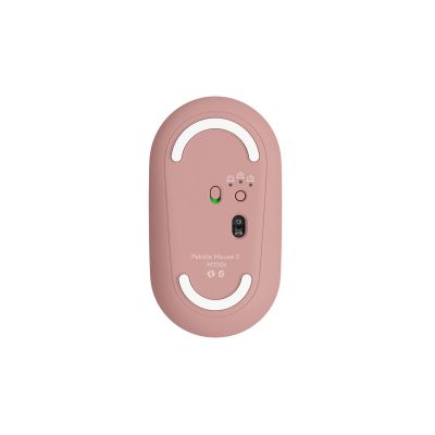 3. Logitech Pebble 2 Combo klawiatura Dołączona myszka Uniwersalne RF Wireless + Bluetooth QWERTY Amerykański międzynarodowy Różowy
