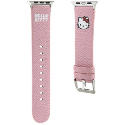 3. Pasek Hello Kitty Kitty Head na Apple Watch 38/40/41mm - różowy