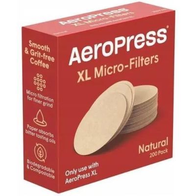 Filtry papierowe XL 200 sztuk AeroPress