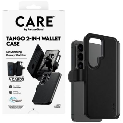5. Etui CARE by PanzerGlass Tango 2w1 Wallet na Samsung Galaxy S26 Ultra - czarne