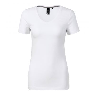 2. Koszulka Malfini Action V-neck W MLI-70100 biały