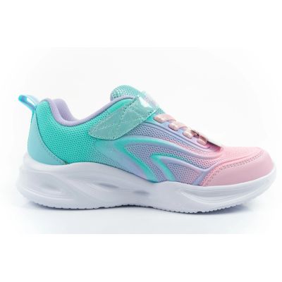 4. Skechers buty sportowe dziecięce Color Breeze LED dla dziewczynki