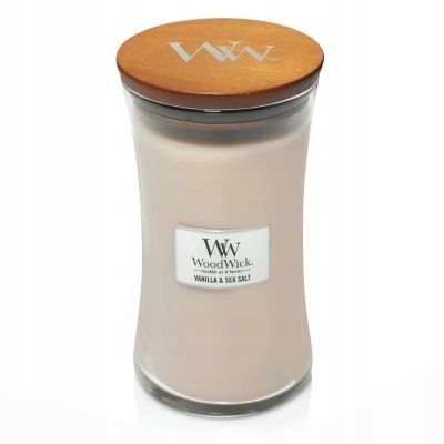 Świeca elipsa VANILLA & SEA SALT WOODWICK