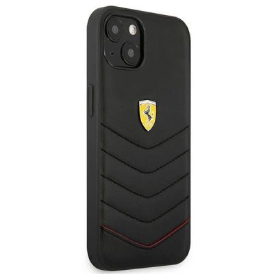 4. Etui Ferrari Off Track Quilted na iPhone 13 mini - czarne