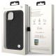 8. Etui BMW Leather Quilted na iPhone 14 - czarne