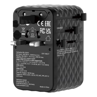 5. Ładowarka Verbatim Charge ´n´ Travel 100W