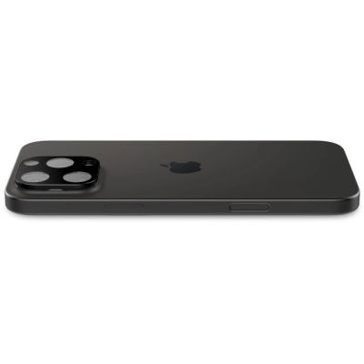 6. Osłona aparatu Spigen Optik.tR Camera Protector na iPhone 14 Pro / Pro Max / 15 Pro / Pro Max  / 16 Pro / Pro Max- czarna 2 szt.