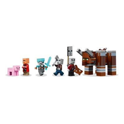 18. LEGO Minecraft 21278 Kryjówka rozbójników i dewastatorów