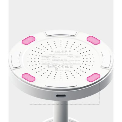 3. Ładowarka bezprzewodowa Ringke 3in1 Magnetic MagSafe 25W QI2.2 - biała