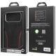 10. Etui Audi R8 Genuine Leather MagSafe do iPhone 17 Pro Max - czarno-czerwony