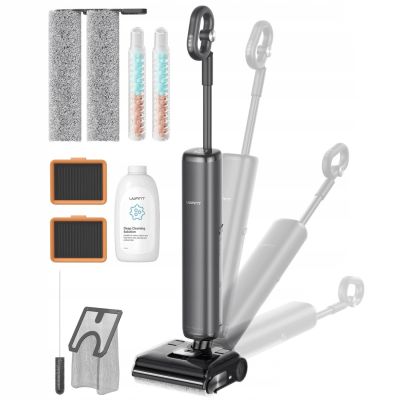 25. Odkurzacz pionowy UWANT DX800 Steam Wet & Dry - czarny
