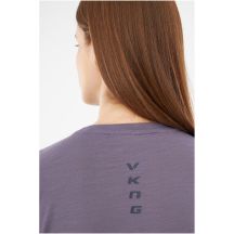 T-shirt damski VIKING Salen Lady Merino purpurowy   XL