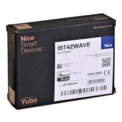 5. Inteligentny przycisk Nice BiDi Z-Wave (FGT4B-001 IBT4ZWAVE 868,4 Mhz)