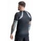 4. Rashguard szary krótki rękaw logo DBX Bushido