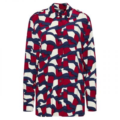 9. Koszula Tommy Hilfiger Viscose W WW0WW31447