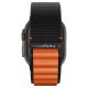 5. Pasek Pasek Spigen WBF1 na Apple Watch 44 / 45 / 46 / 49 mm - czarno-pomarańczowy