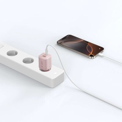 6. Ładowarka sieciowa Tech-Protect NCM33W 2-porty PD33W/QC3.0 - różowa