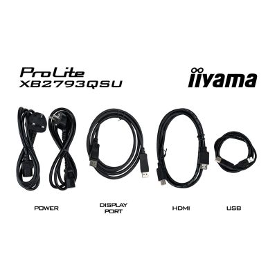 39. iiyama ProLite XB2793QSU-B1 monitor komputerowy 68,6 cm (27") 2560 x 1440 px Quad HD LED Czarny