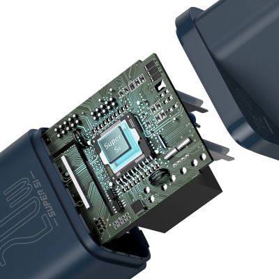 8. Baseus Super Si 1C szybka ładowarka USB Typ C 20W Power Delivery + kabel USB Typ C - Lightning 1m niebieski (TZCCSUP-B03)