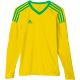 Koszulka bramkarska adidas Revigo 17 Junior AZ5390 z ochraniaczami na łokcie, wyposażona w technologię climacool oraz adizero