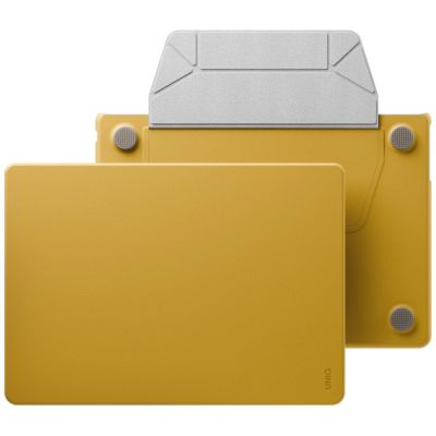 3. Etui UNIQ Lyden Versa na MacBook Air 13" 2022 / 2024 / 2025 / 2026 - żółte