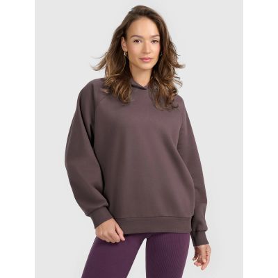 Bluza dresowa nierozpinana z kapturem damska 4F 4FRAW25TSWSF2775-82S