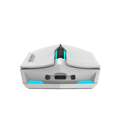 6. Mysz gamingowa Machenike M721 bezprzewodowa 10000 DPI z podświetleniem RGB - biała