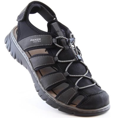 30. Sandały Rieker zabudowane M 26770-00 RKR584