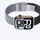 4. Zestaw 2 pasków AMAZINGTHING Blend Band do Apple Watch 45 / 46 / 49 mm - szaro-czarny / szary