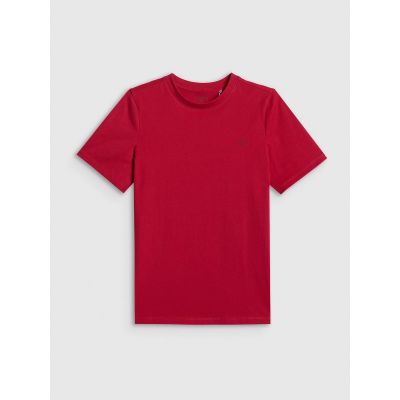 6. T-shirt regular gładki chłopięcy 4F 4FJRSS26TTSHM3598-62S