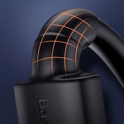 12. Kabel Baseus Cafule HDMI / HDMI 2.0 4K 60 Hz 3D 18 Gbps 3 m - czarny