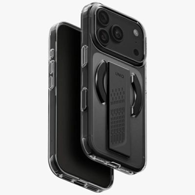 Etui UNIQ Heldro Air Magclick Charging na iPhone 18 Pro / 17 Pro - czarne