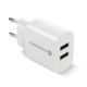 3. EVERACTIVE ŁADOWARKA SIECIOWA 2XUSB 2,4A BIAŁA SC-220