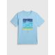 7. T-shirt regular z nadrukiem męski 4F 4FRSS26TTSHM4291-34S