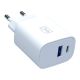 2. Ładowarka sieciowa 3mk FlowPower 25W 1A1C PD QC4+ - biała