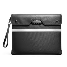 Torba ognioodporna RFID OTN-38 na dokumenty z zamkiem szyfrowym 37,5 x 29,5 cm - czarna