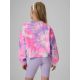 2. Bluza dresowa loose bez kaptura dziewczęca 4F 4FJRSS26TSWSF2935-90A