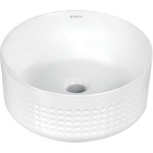 Umywalka ceramiczna nablatowa asymetryczna