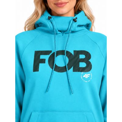 3. Bluza z kapturem snowboardowa damska 4F 4FWAW26TSWSF2665-32S