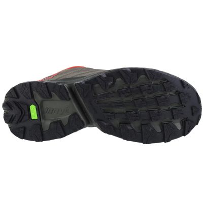4. Buty Inov-8 RocFly G 350 oliwkowo-pomarańczowe męskie.